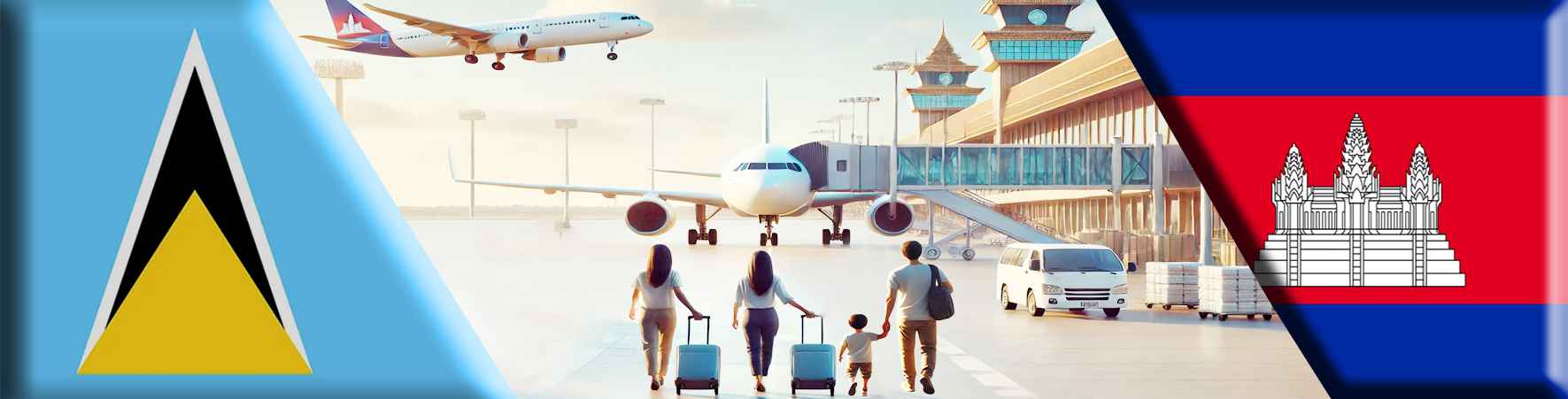 Cambodia eVisa for Saint Lucia Citizens